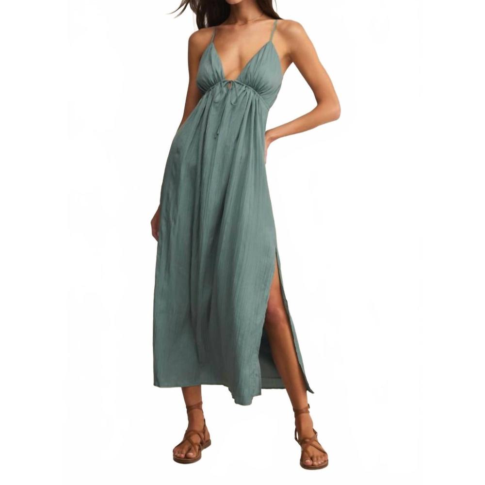 NEW NALU manon maxi dress in sea pine